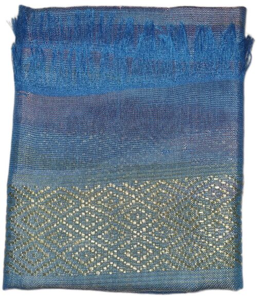 Pañuelo tradicional etíope azul 165 X 50 cm
